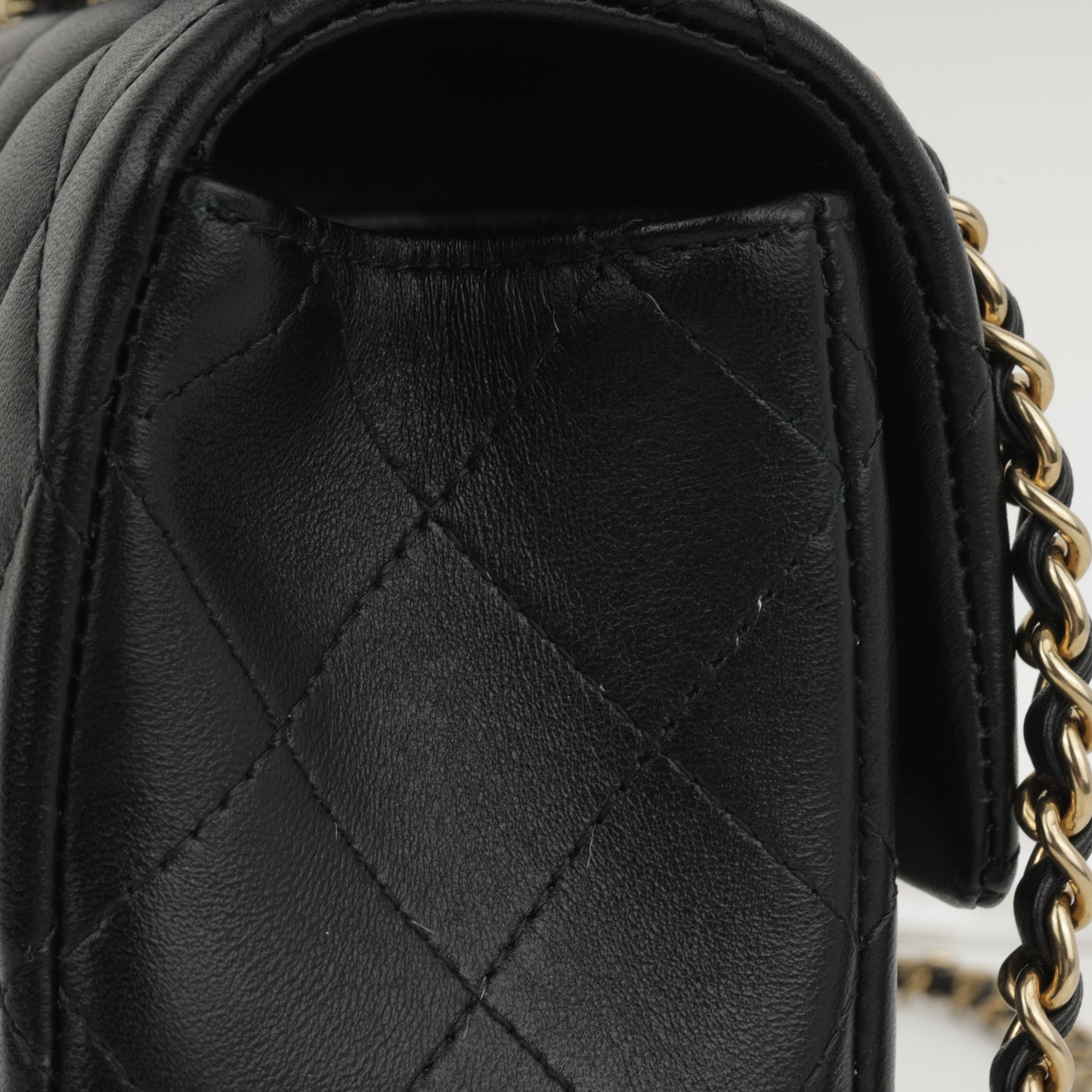 Mini Rectangular Top Handle | Gold Hardware