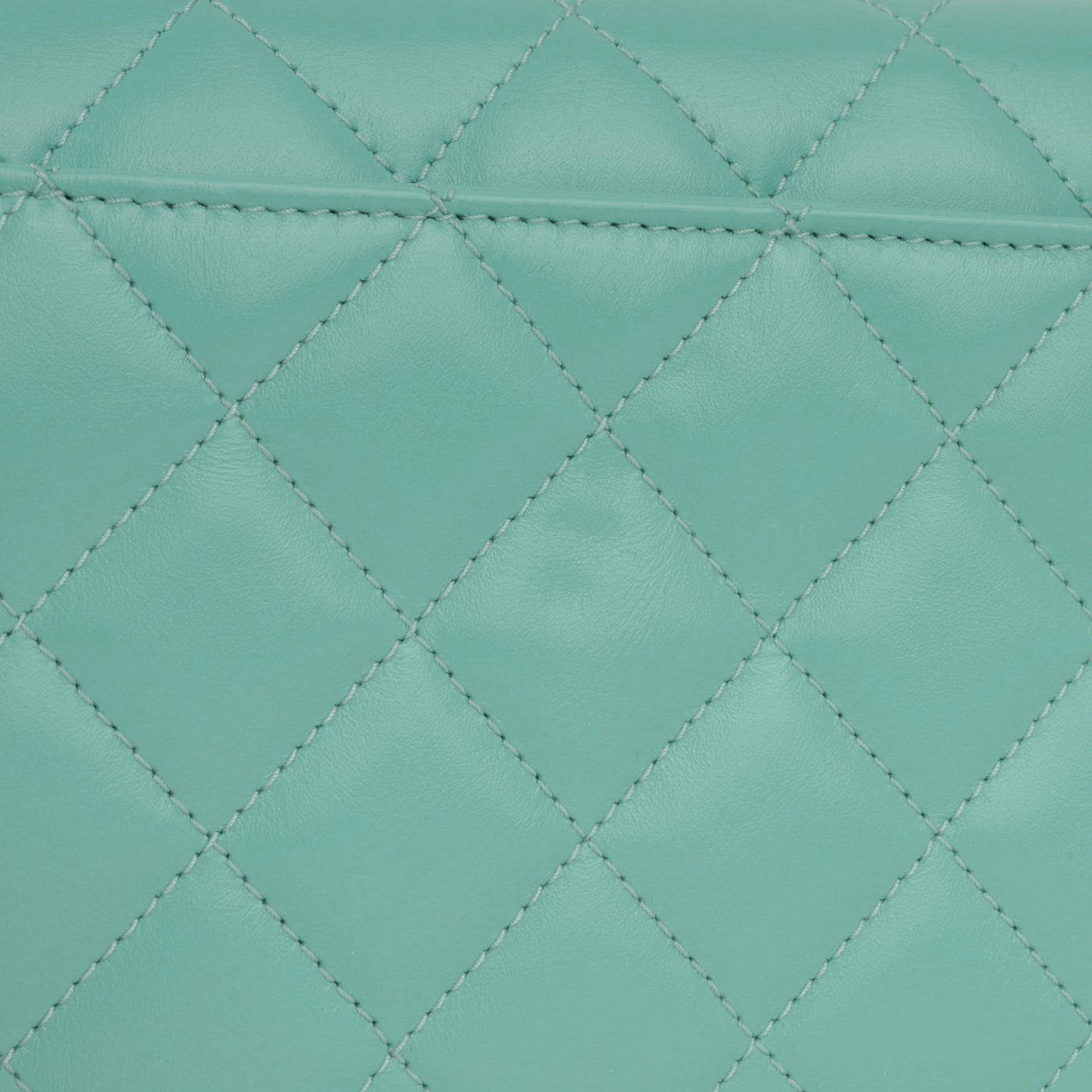 Chanel Crush Charm Wallet on Chain - Turquoise Calfskin | Gold Hardware