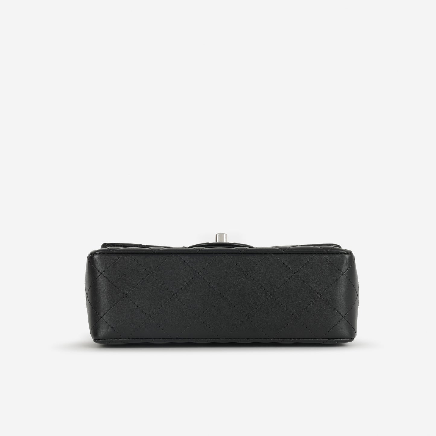 Chanel Mini Rectangular - Black Lambskin | Silver Hardware