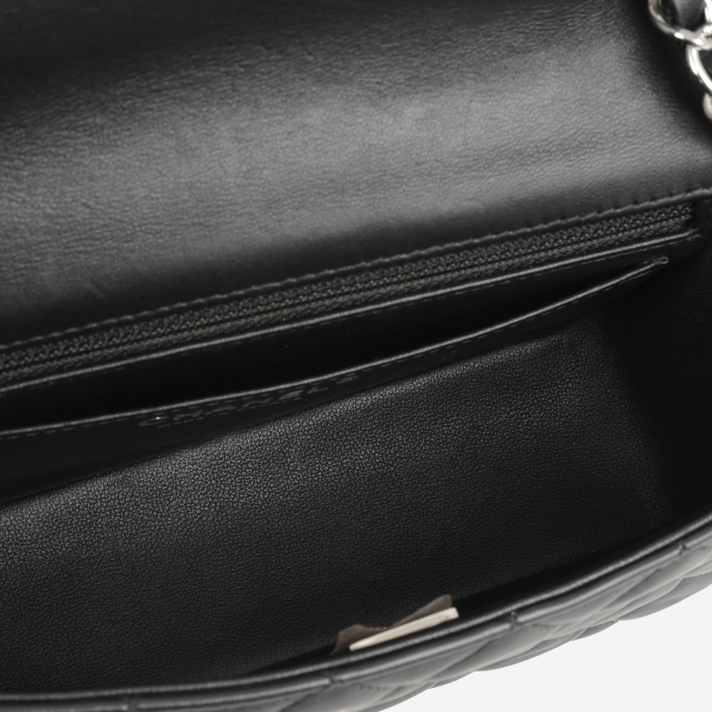 Chanel Mini Rectangular - Black Lambskin | Silver Hardware