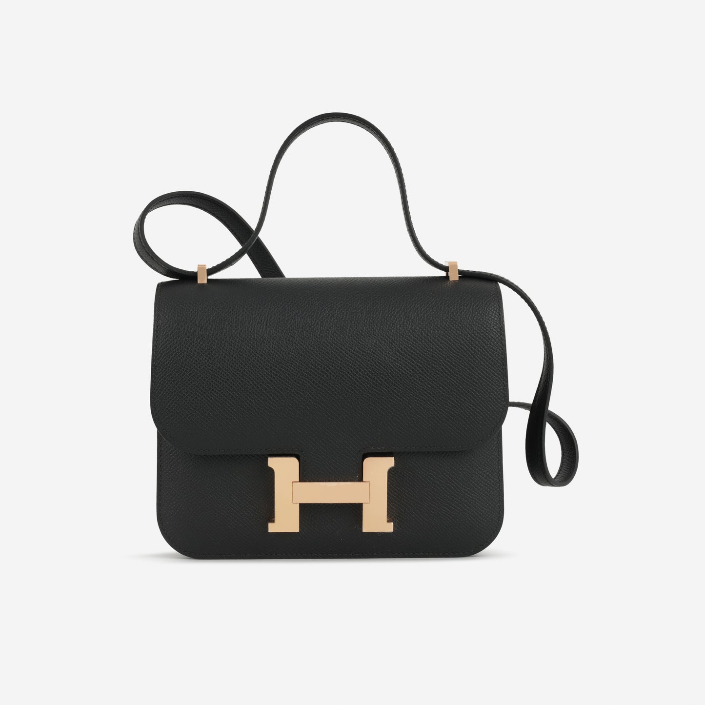 Hermès Constance 18 - Noir  Epsom | Rose Gold Hardware