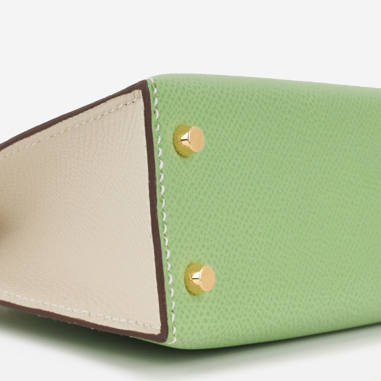 Hermès HSS Mini Kelly 20 - Vert Criquet/ Nata Epsom | Gold Hardware