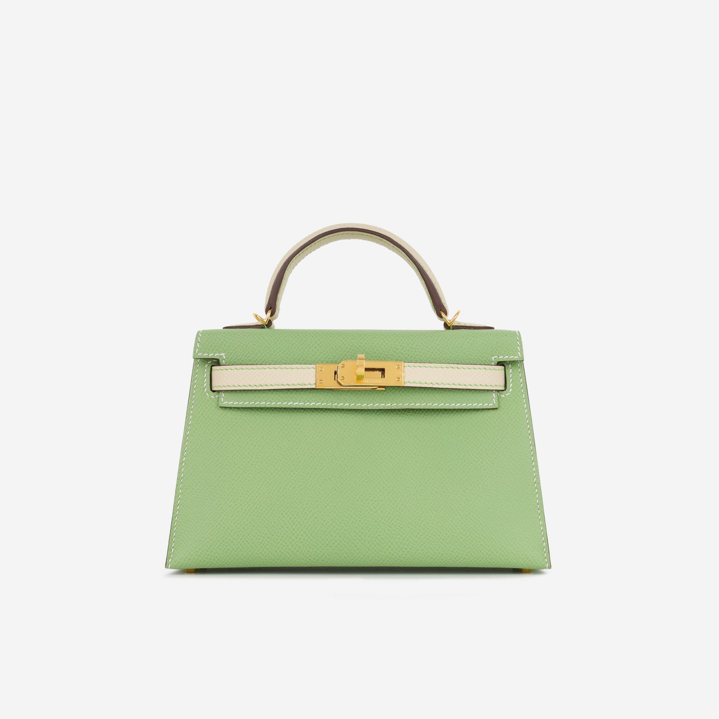 Hermès HSS Mini Kelly 20 - Vert Criquet/ Nata Epsom | Gold Hardware