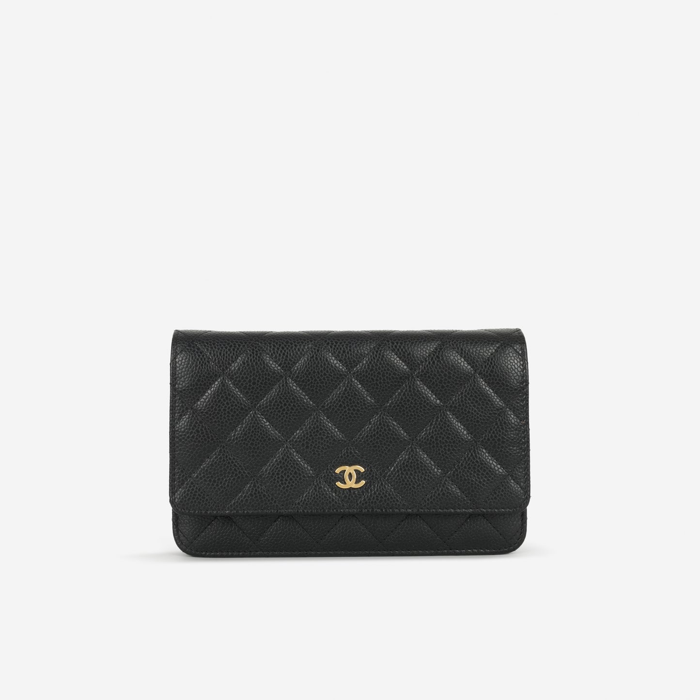 Chanel Classic Wallet on Chain - Black Caviar | Gold Hardware