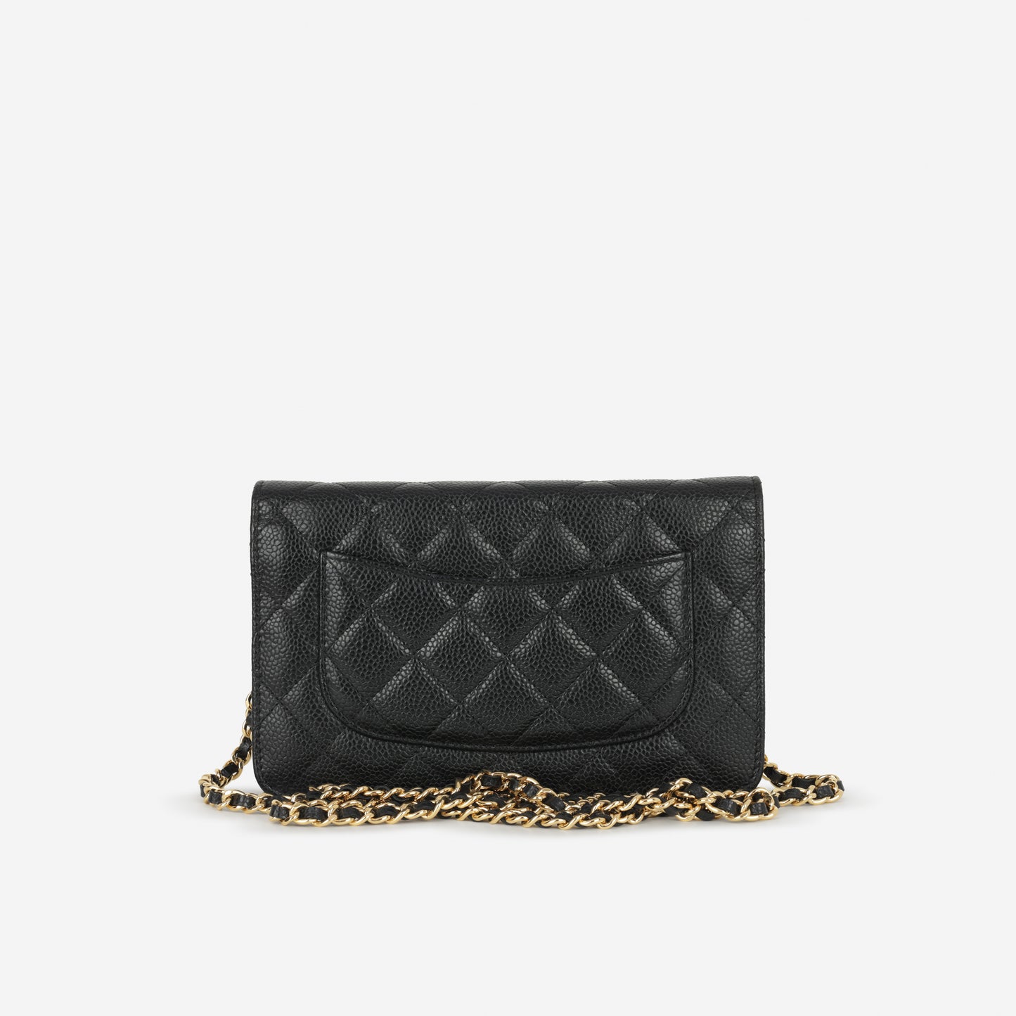 Chanel Classic Wallet on Chain - Black Caviar | Gold Hardware