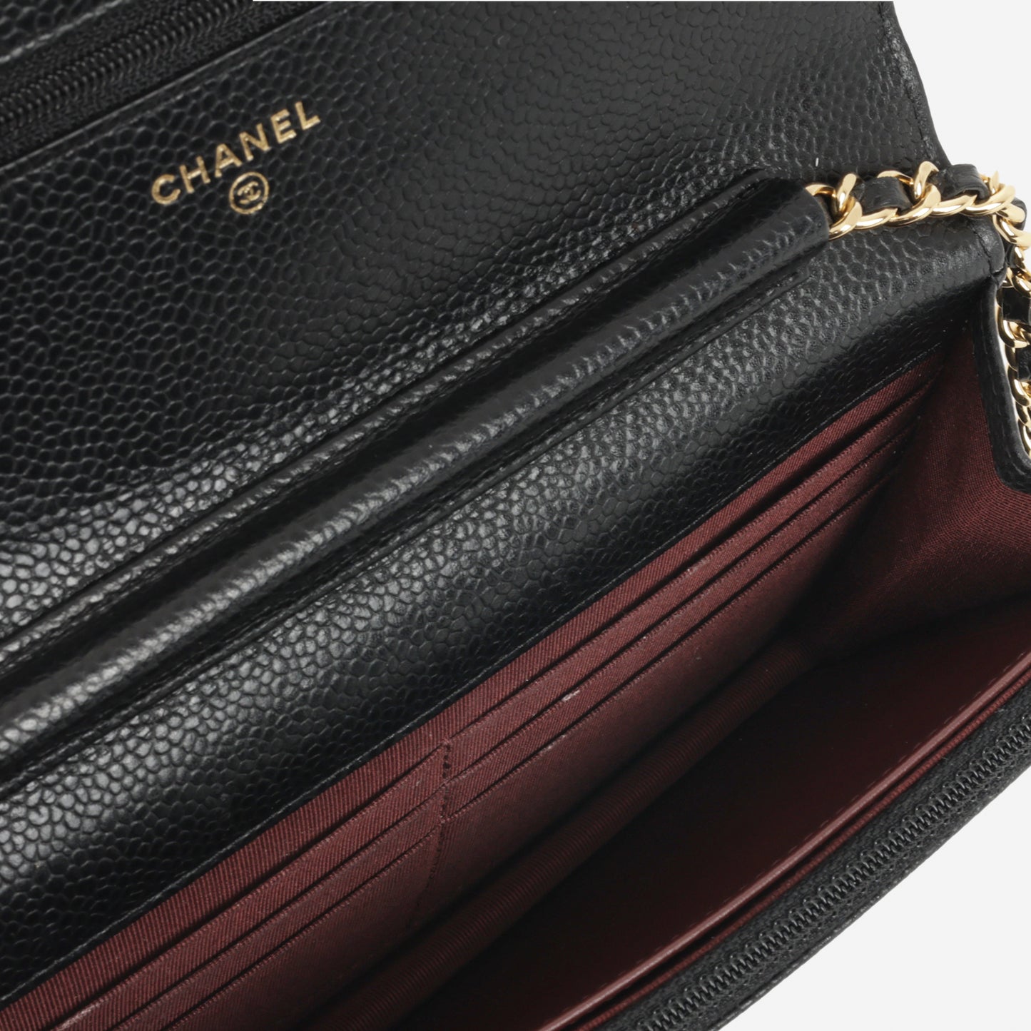 Chanel Classic Wallet on Chain - Black Caviar | Gold Hardware