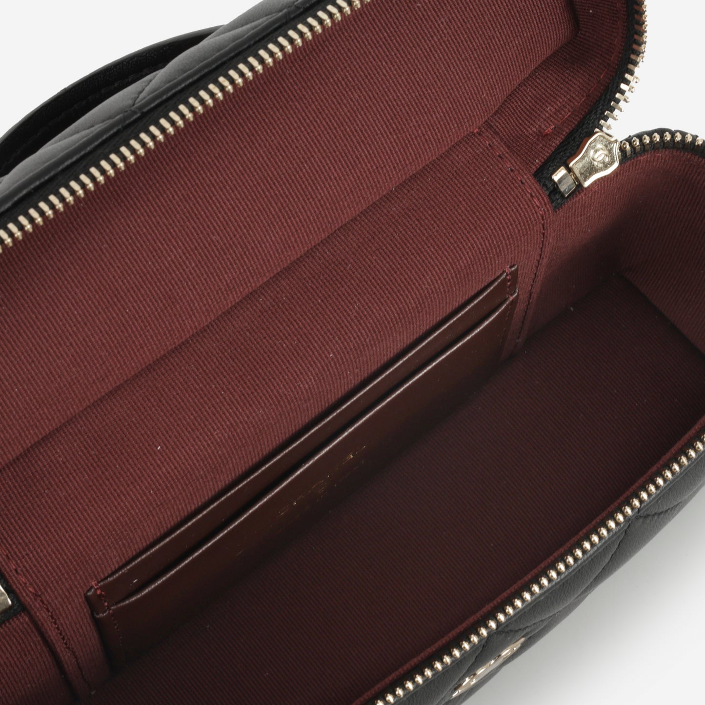 Chanel Vanity with Chain - Black Lambskin | Champagne Gold Hardware