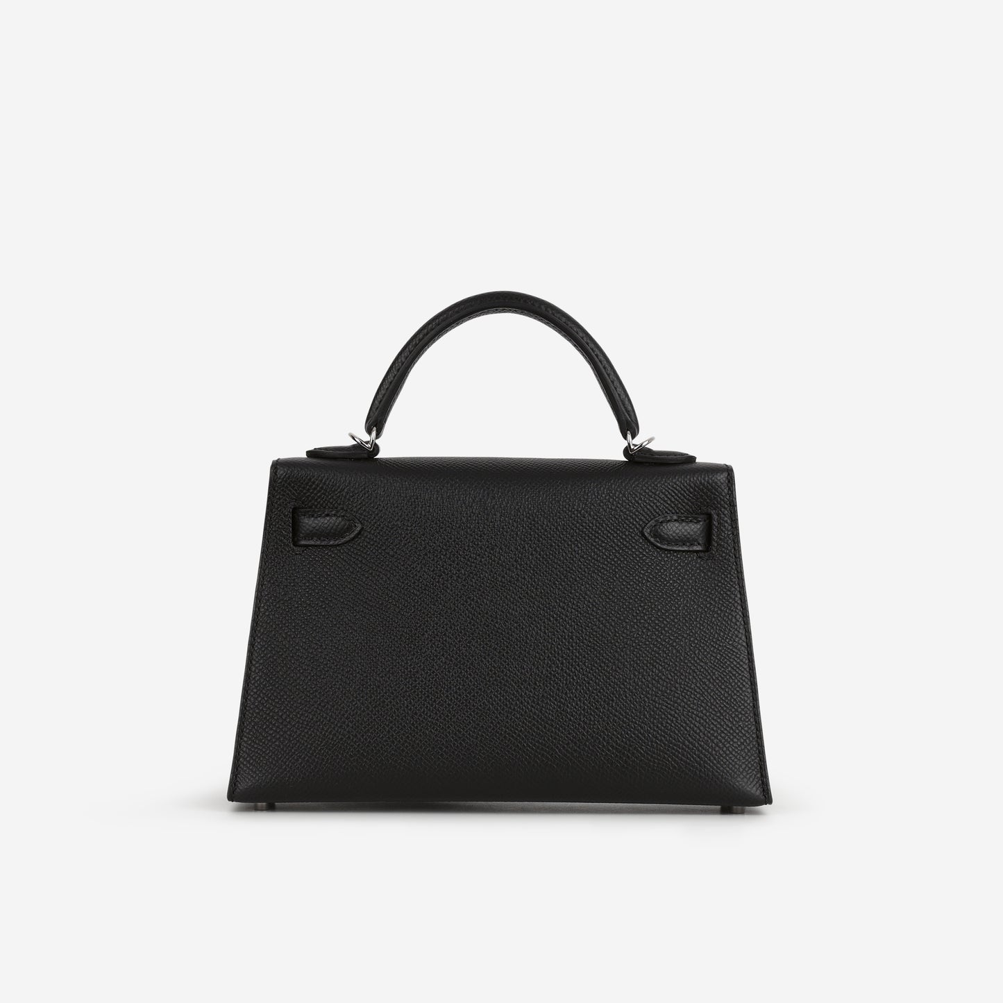 Hermès HSS Mini Kelly - Black Epsom / Gold Interior | Palladium Hardware