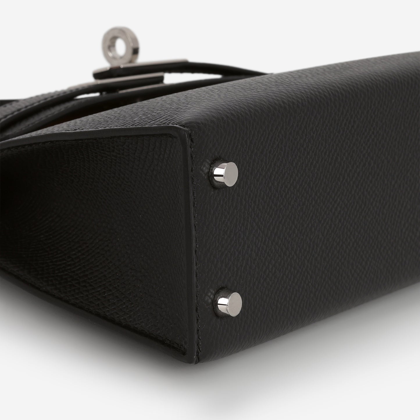 Hermès HSS Mini Kelly - Black Epsom / Gold Interior | Palladium Hardware