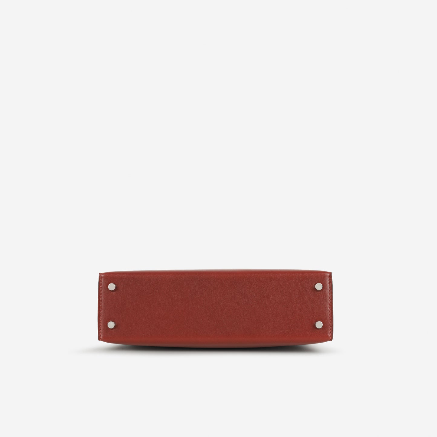 Hermès Mini Kelly - RougeH Box Calf | Palladium Hardware