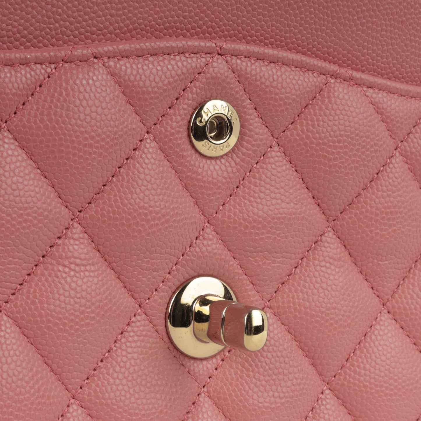 Chanel Small Classic Flap - Pink Caviar | Champagne Gold Hardware