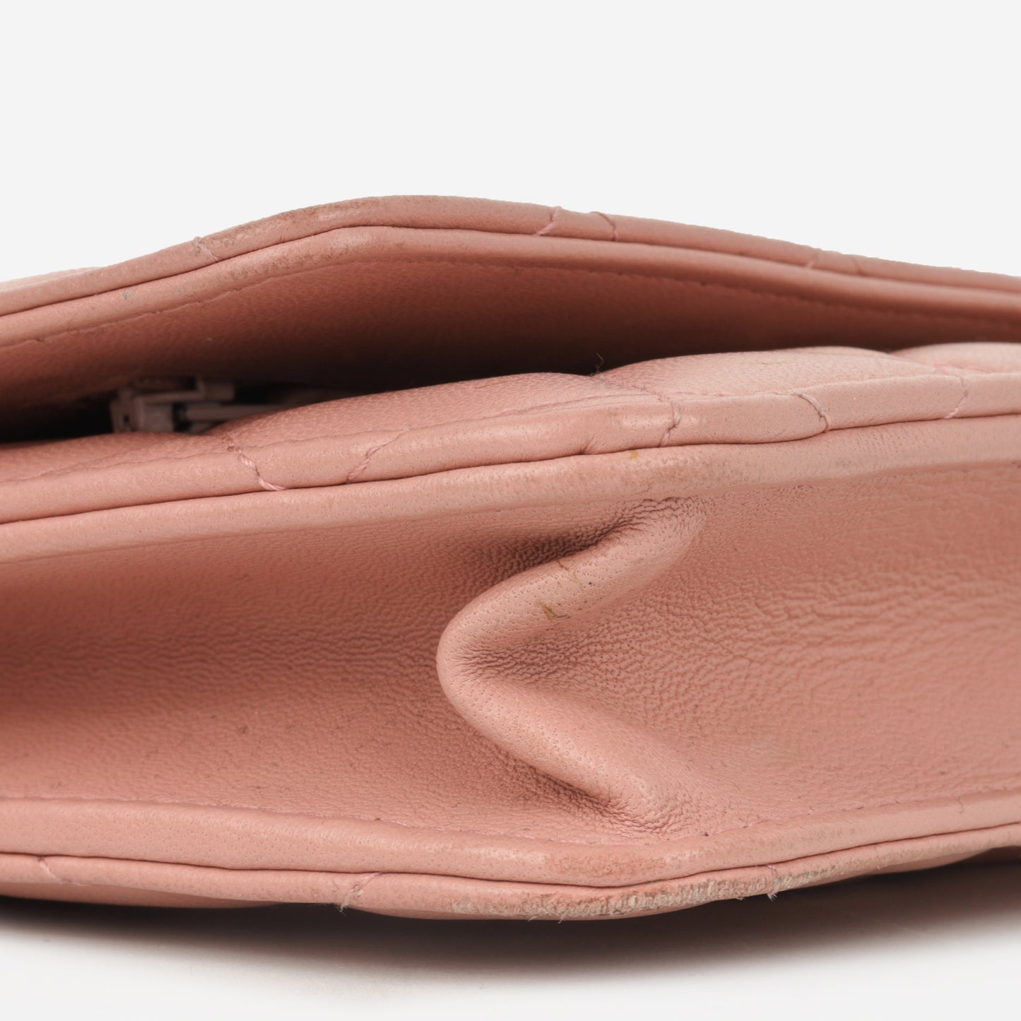 Chanel Classic Wallet on Chain - Pink Lambskin | Champagne Gold Hardware