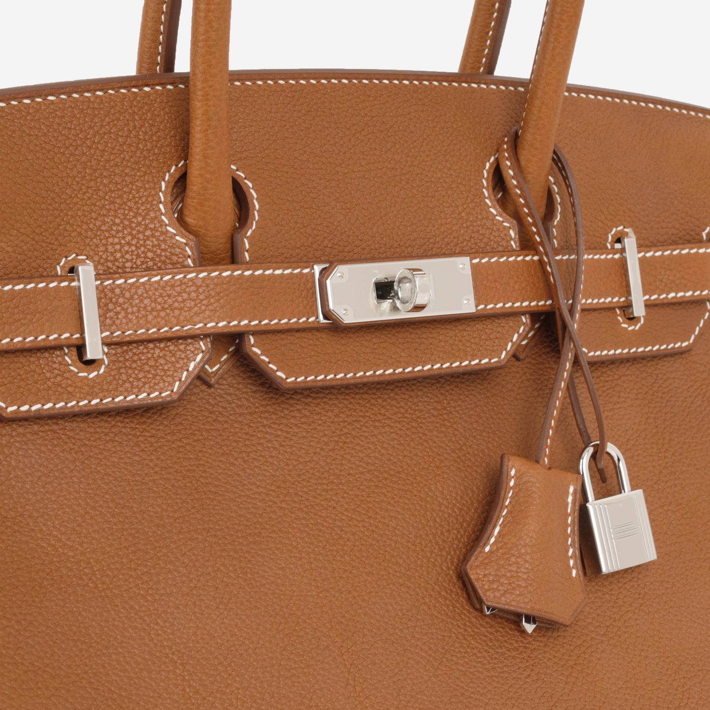 Hermès Birkin 30 - Fauve Barenia Faubourg | Palladium Hardware