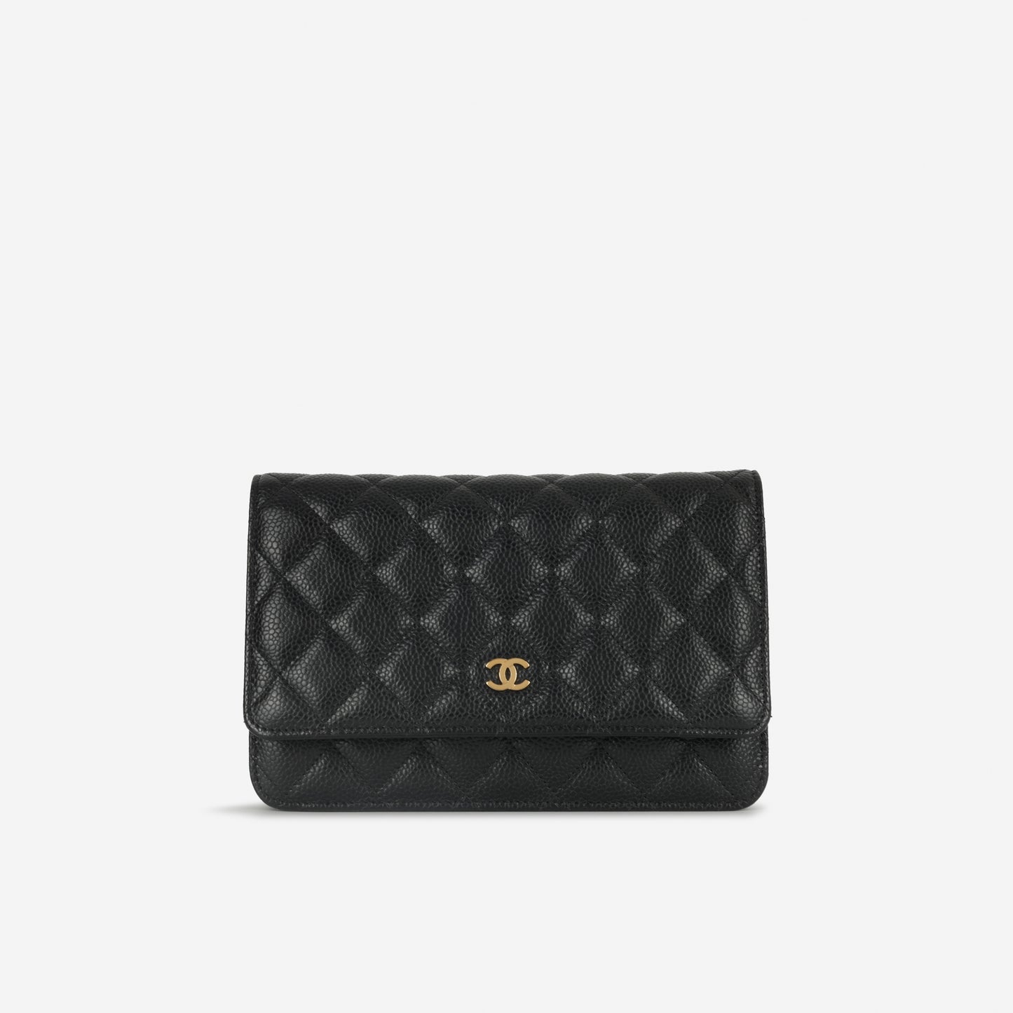 Chanel Classic Wallet on Chain - Black Caviar | Gold Hardware