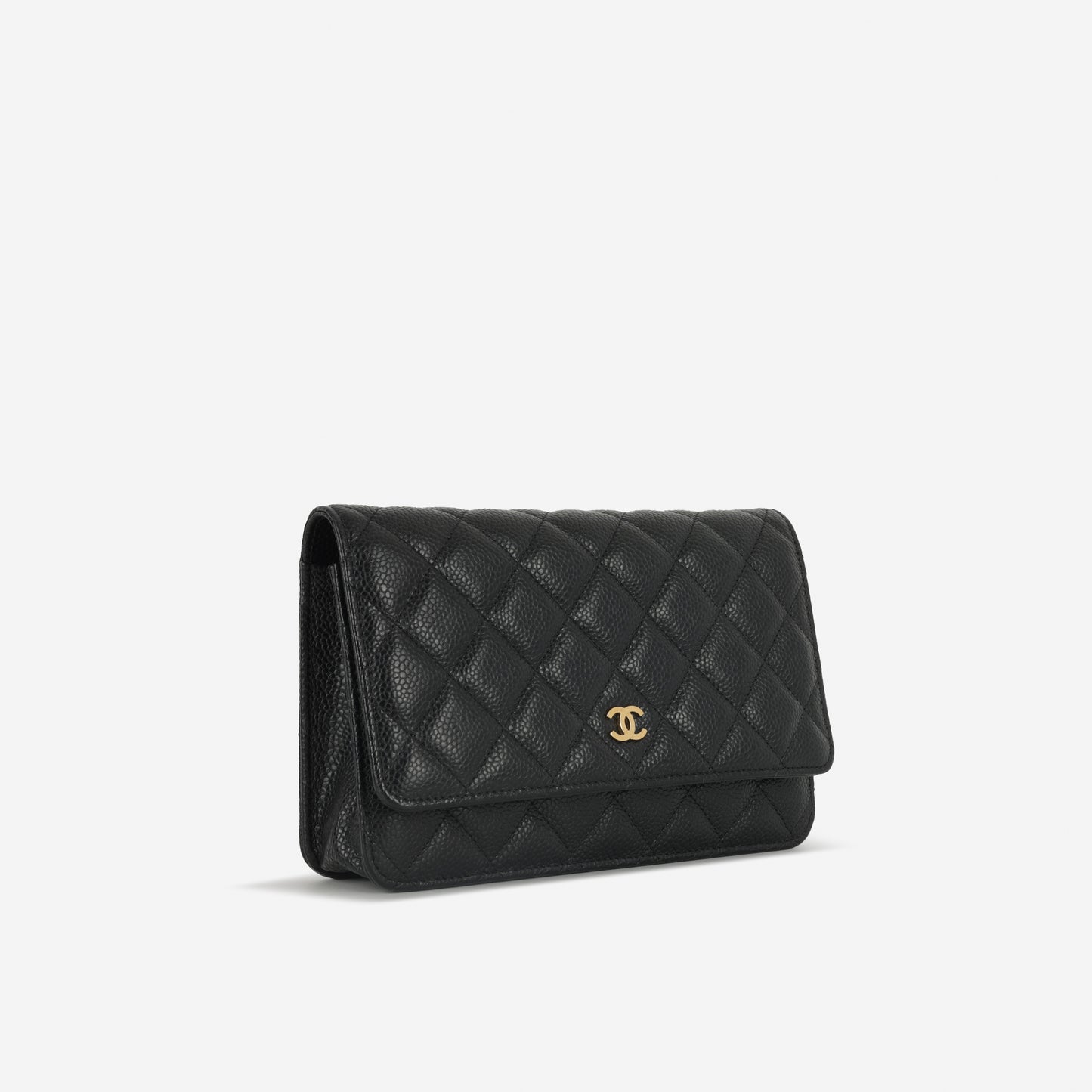 Chanel Classic Wallet on Chain - Black Caviar | Gold Hardware