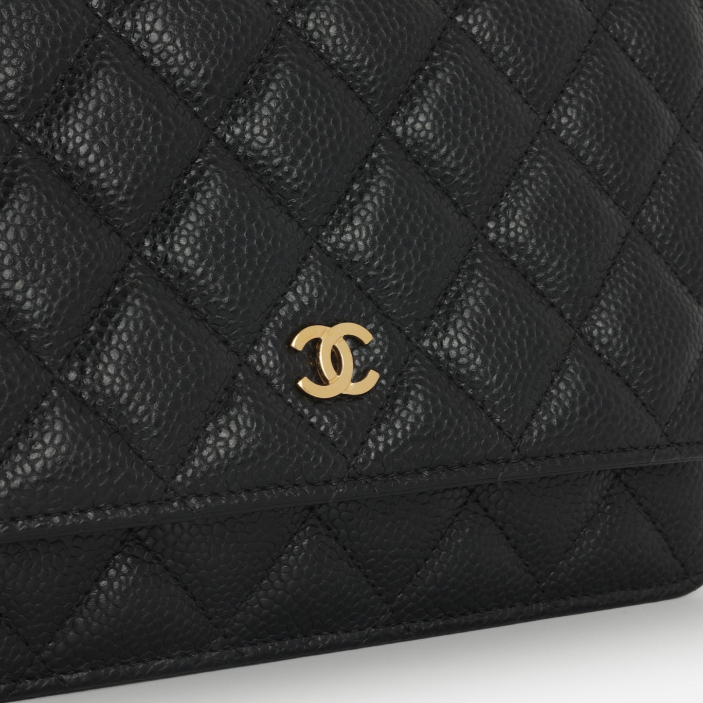 Chanel Classic Wallet on Chain - Black Caviar | Gold Hardware