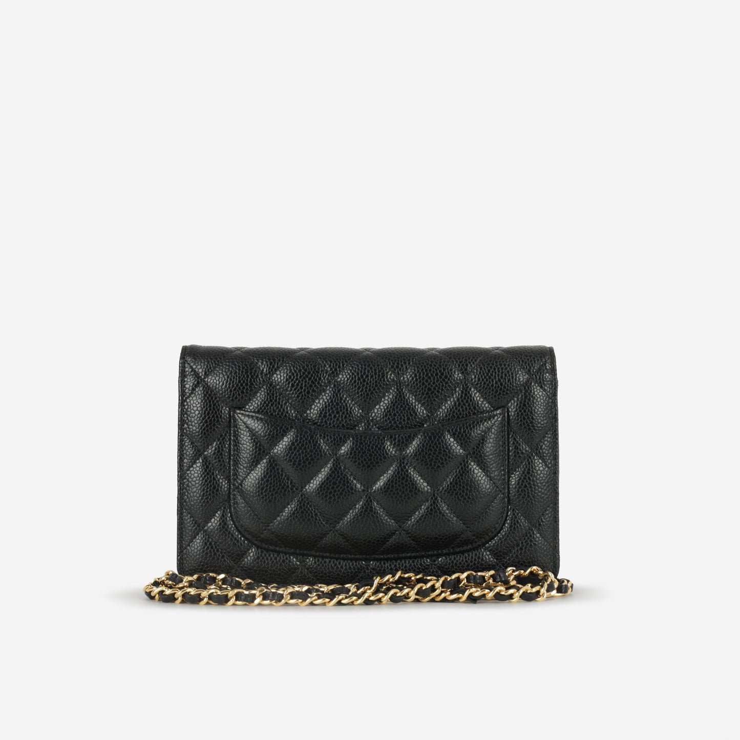 Chanel Classic Wallet on Chain - Black Caviar | Gold Hardware