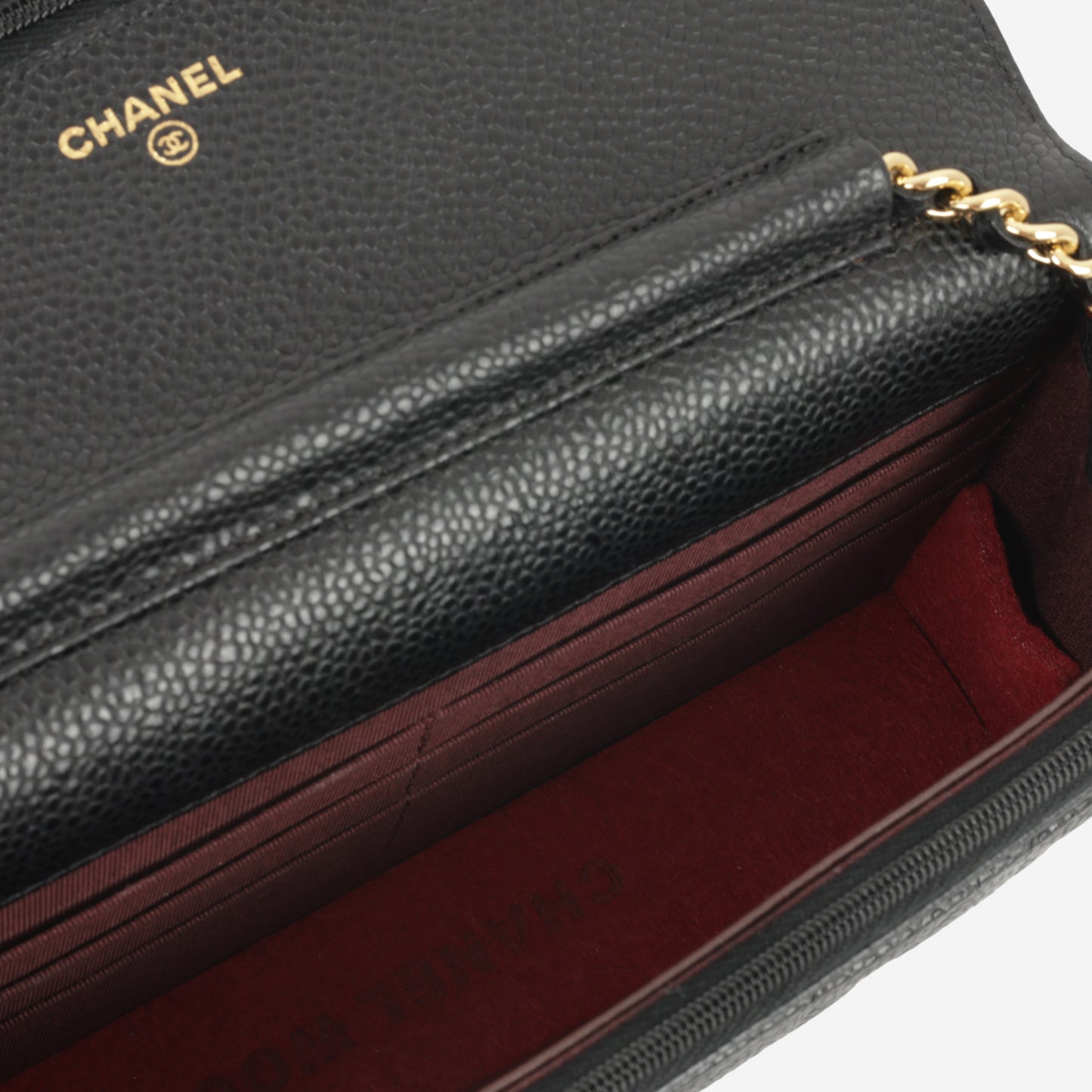 Chanel Classic Wallet on Chain - Black Caviar | Gold Hardware
