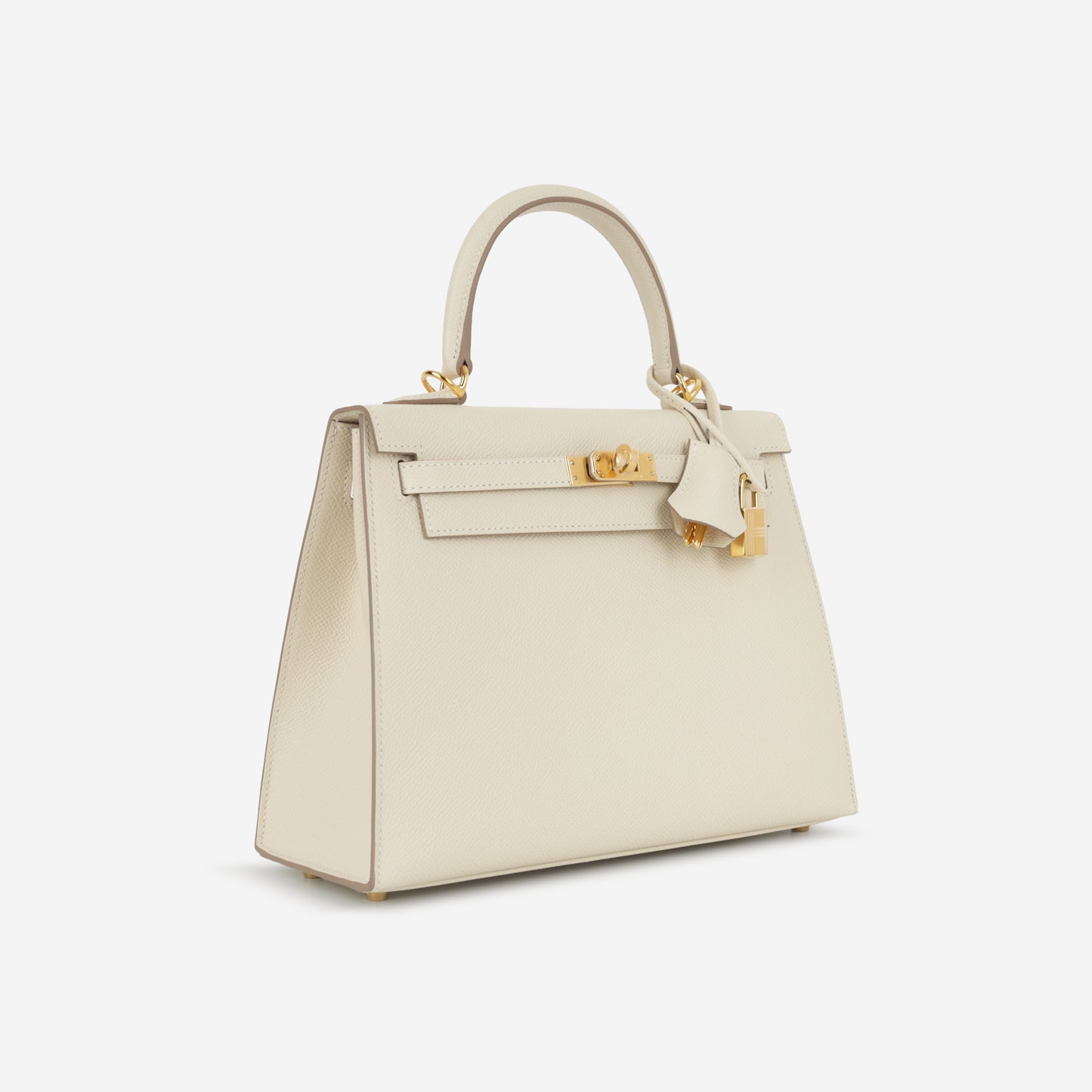 Hermès Kelly 25 - Craie Epsom | Gold Hardware