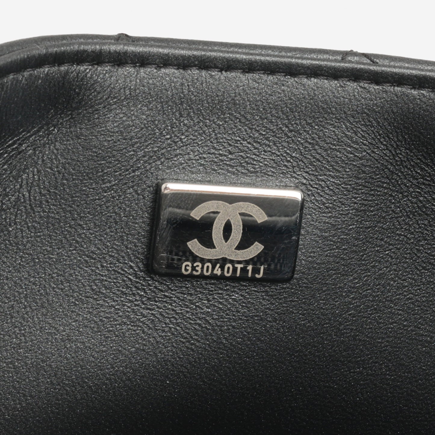 Chanel Mini Rectangular - So Black Iridescent Lambskin