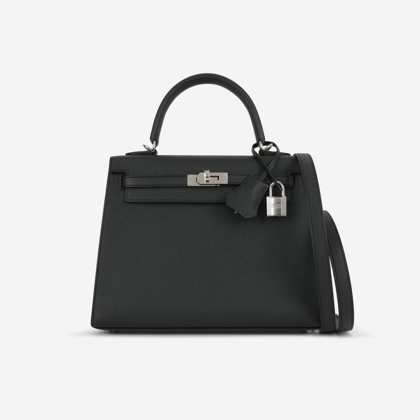 Hermès Kelly 25 - Black Epsom | Palladium Hardware