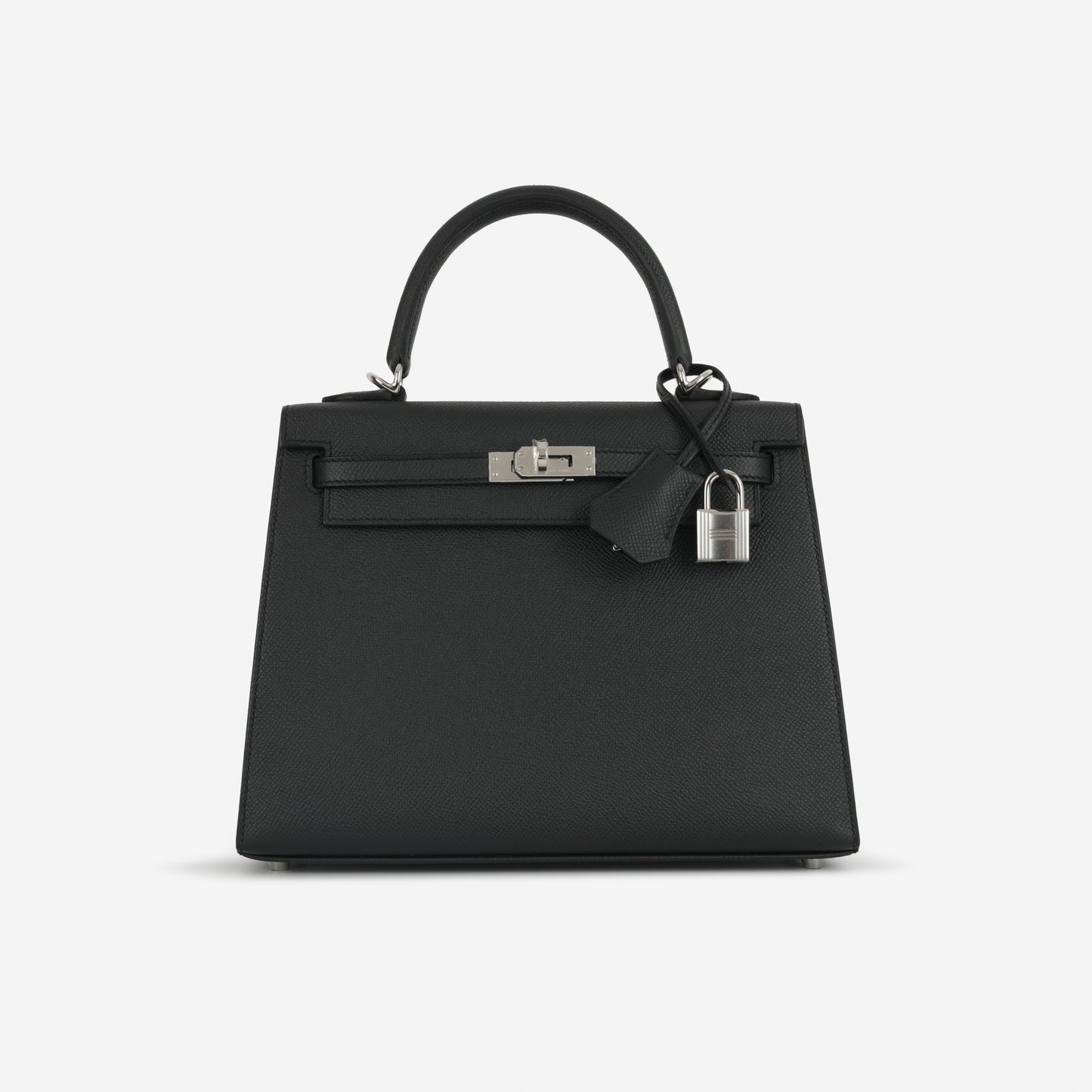 Hermès Kelly 25 - Black Epsom | Palladium Hardware