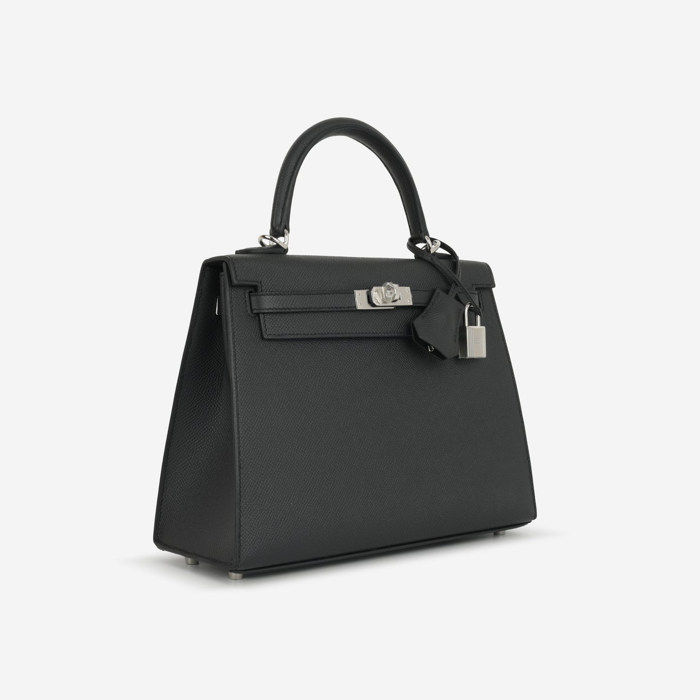 Hermès Kelly 25 - Black Epsom | Palladium Hardware