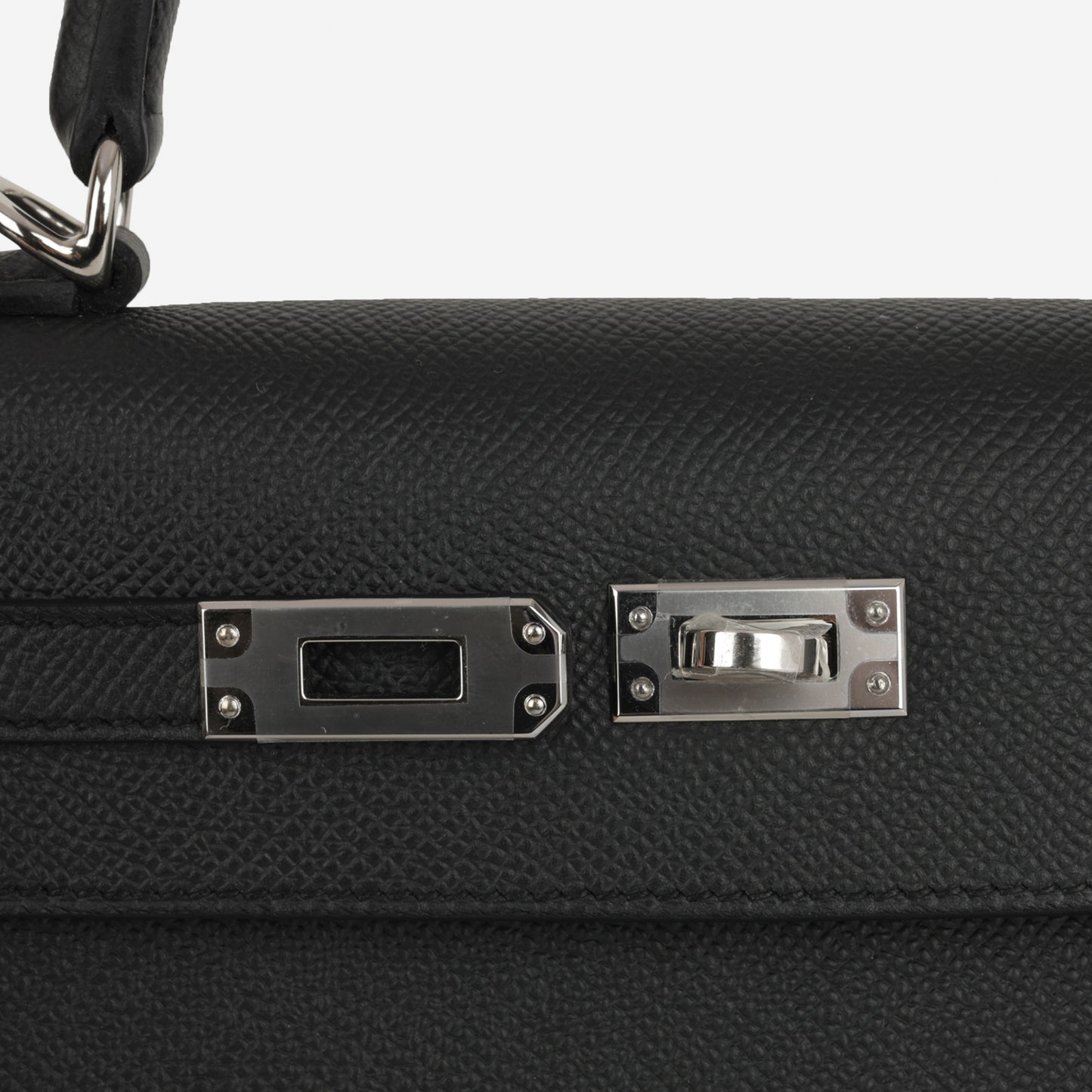 Hermès Kelly 25 - Black Epsom | Palladium Hardware