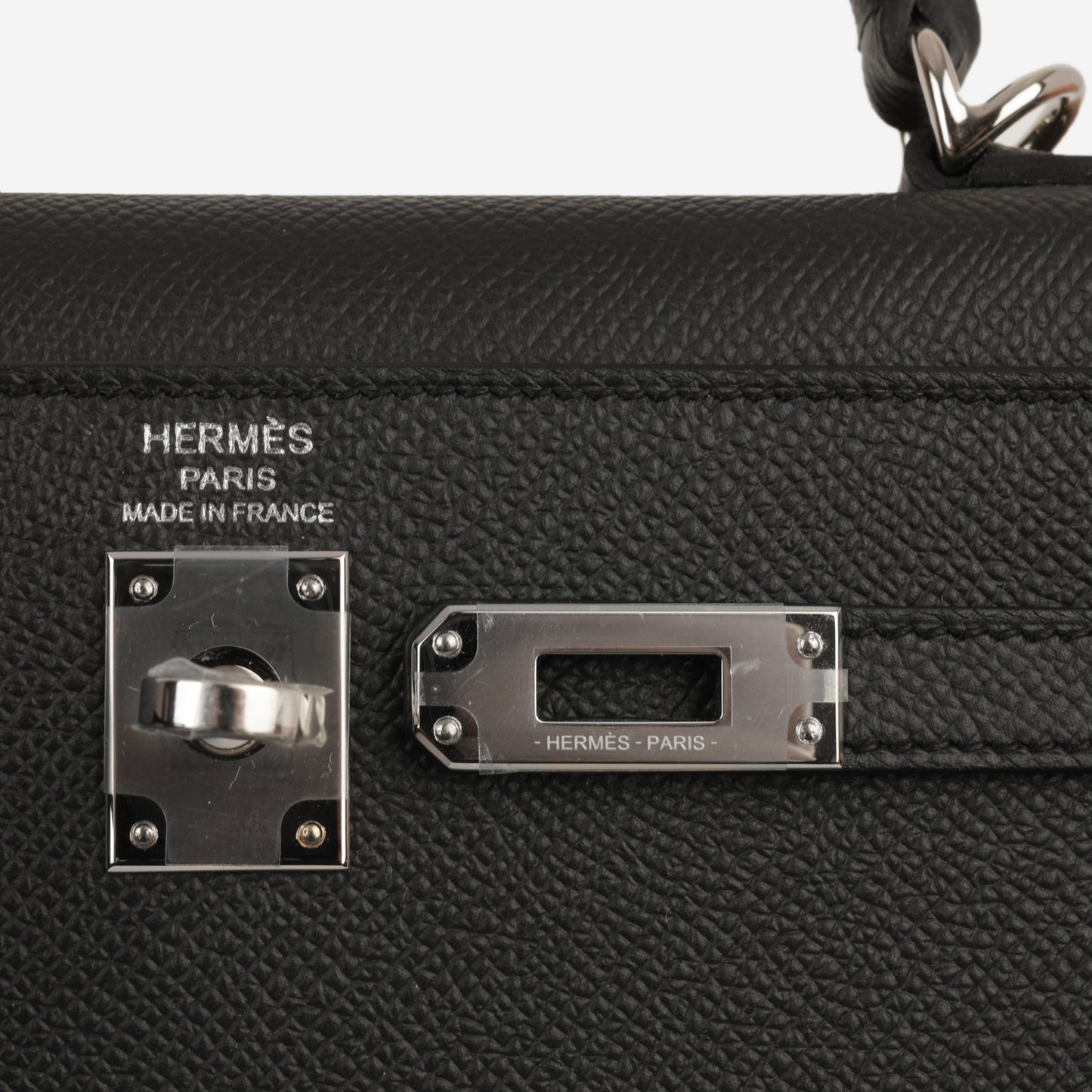 Hermès Kelly 25 - Black Epsom | Palladium Hardware