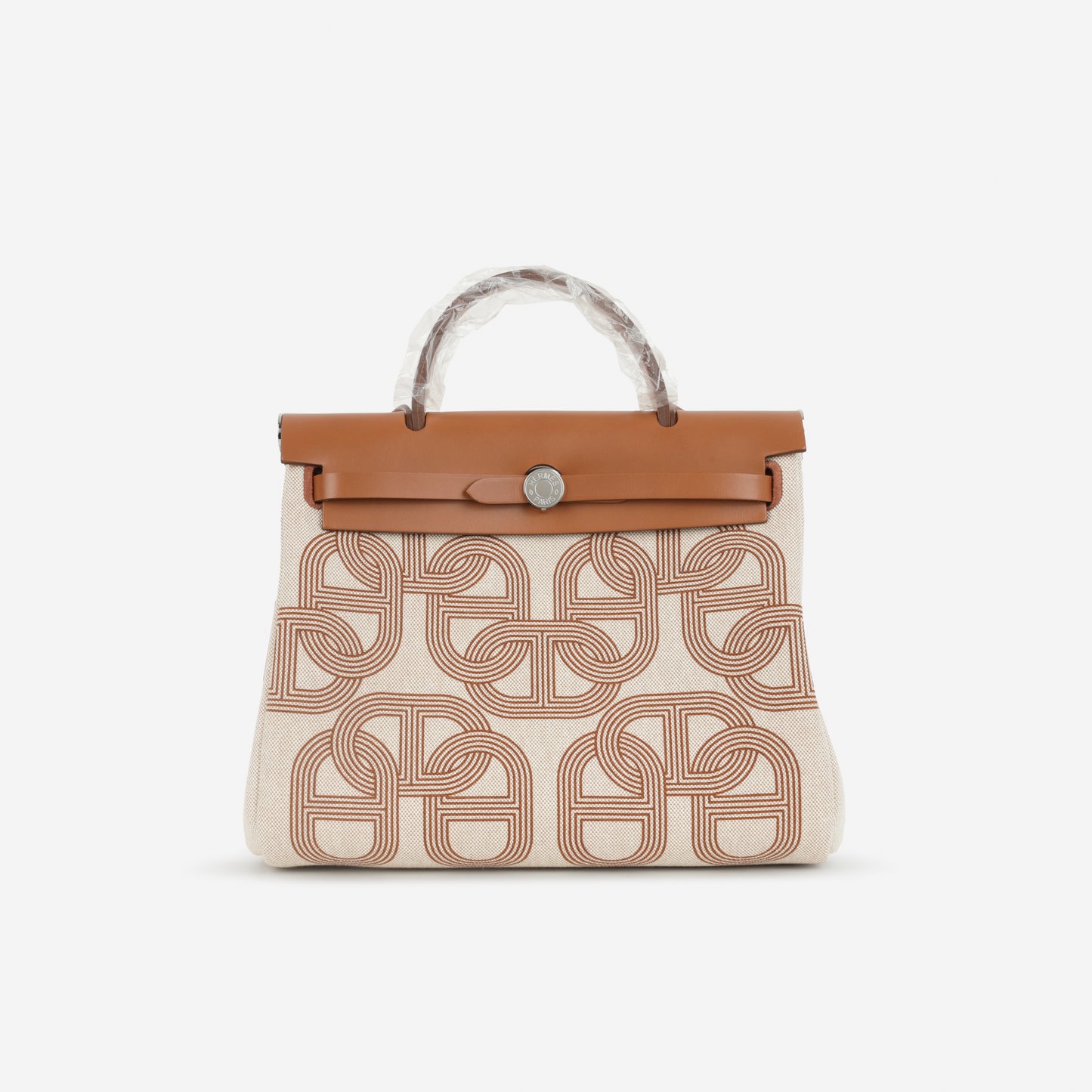 Hermès Herbag 31 - Chaine D'ancre Ecru / Fauve Hunter | Palladium Hardware