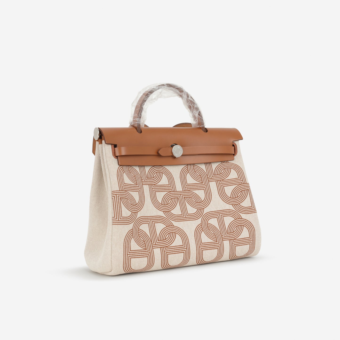 Hermès Herbag 31 - Chaine D'ancre Ecru / Fauve Hunter | Palladium Hardware