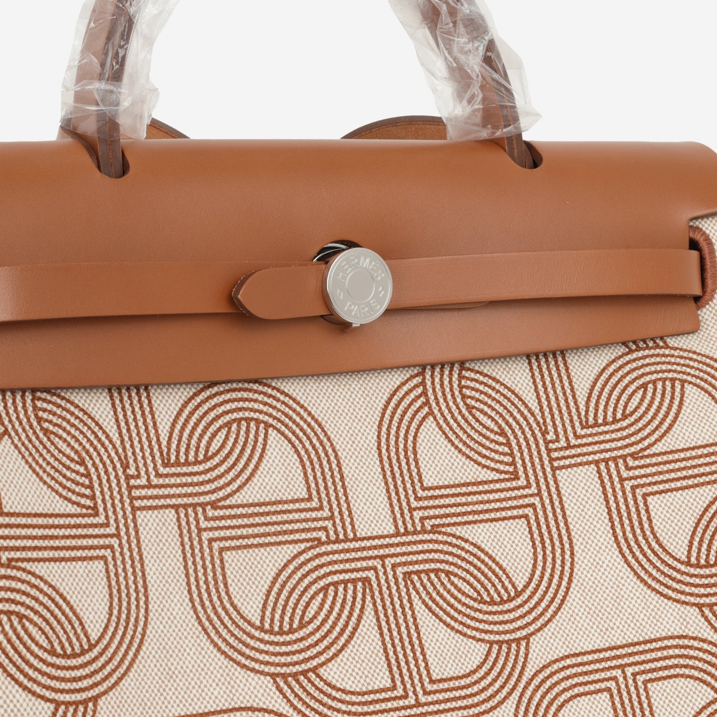 Hermès Herbag 31 - Chaine D'ancre Ecru / Fauve Hunter | Palladium Hardware