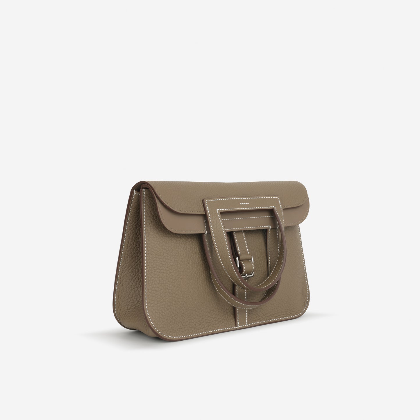 Hermès Halzan 25 - Etoupe Clemence | Palladium Hardware