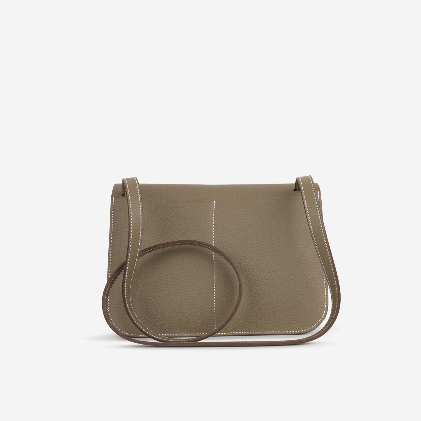 Hermès Halzan 25 - Etoupe Clemence | Palladium Hardware