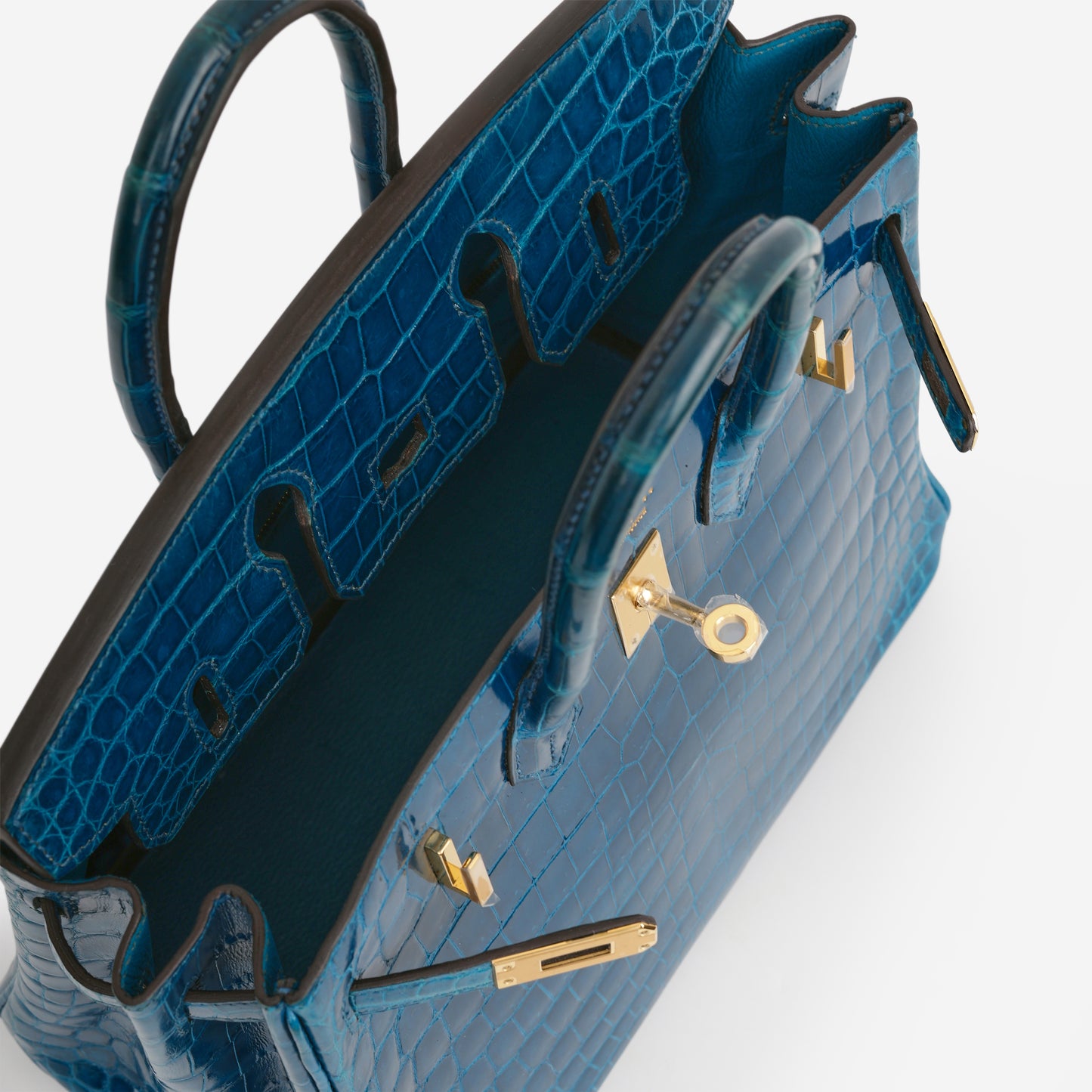 Hermès Birkin 25 - Bleu Izmir Crocodile Niloticus | Gold Hardware