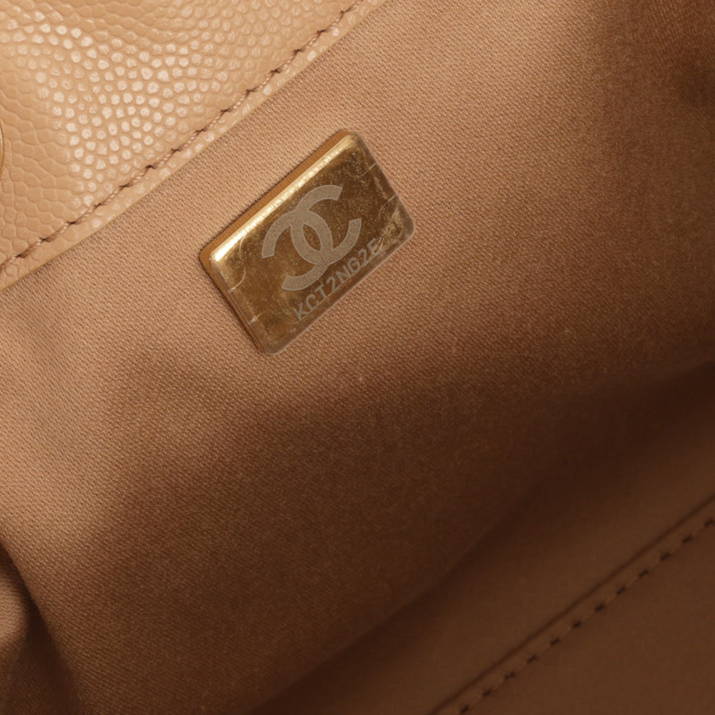 Chanel Mini 25 Hobo - Beige Caviar | Gold Hardware