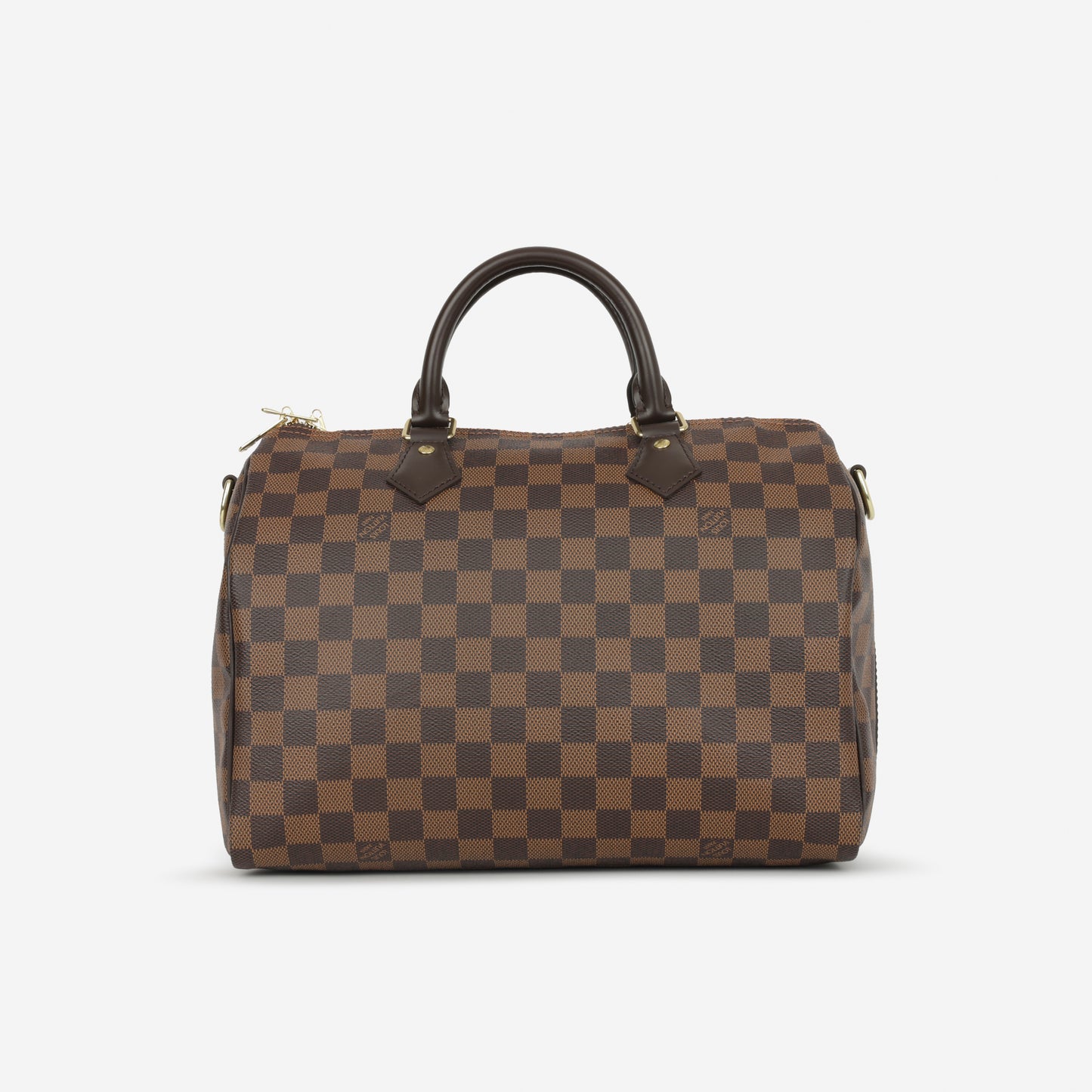 Louis Vuitton Speedy 30 Bandouliere - Damier Ebene | Gold Hardware