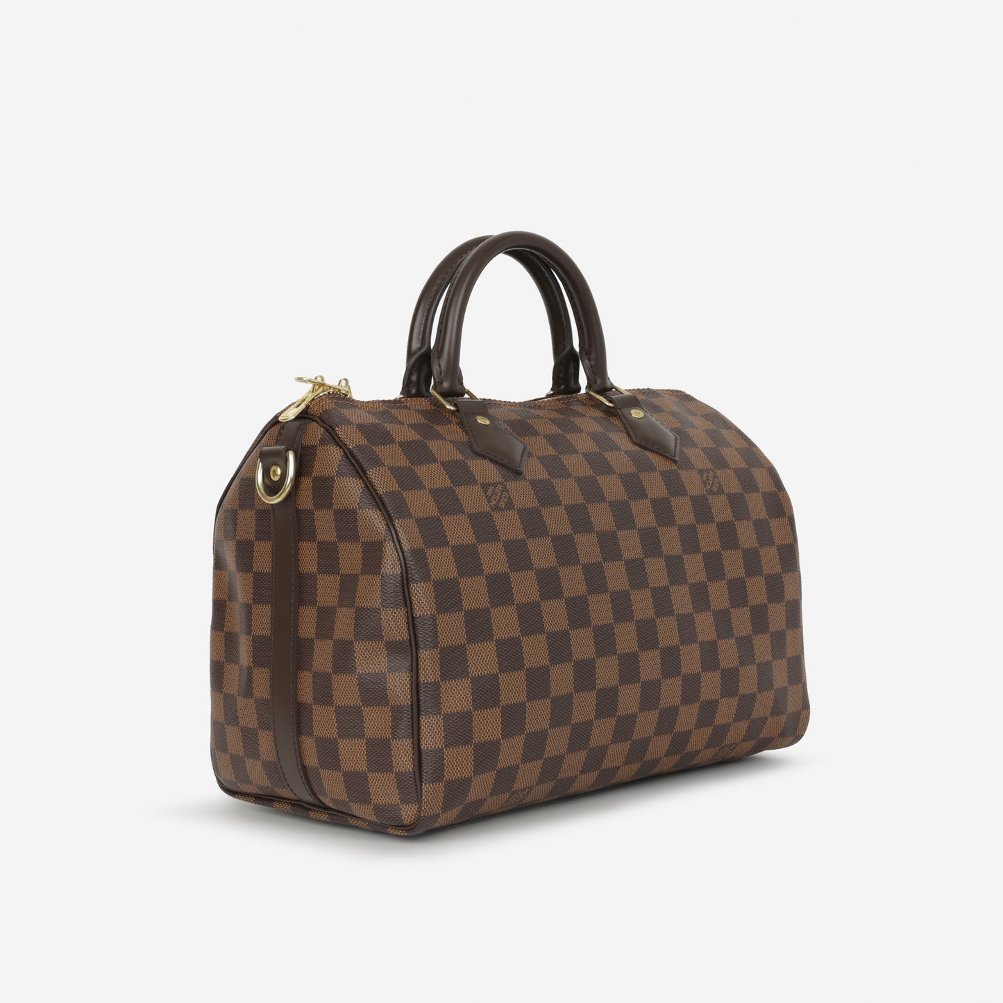 Louis Vuitton Speedy 30 Bandouliere - Damier Ebene | Gold Hardware