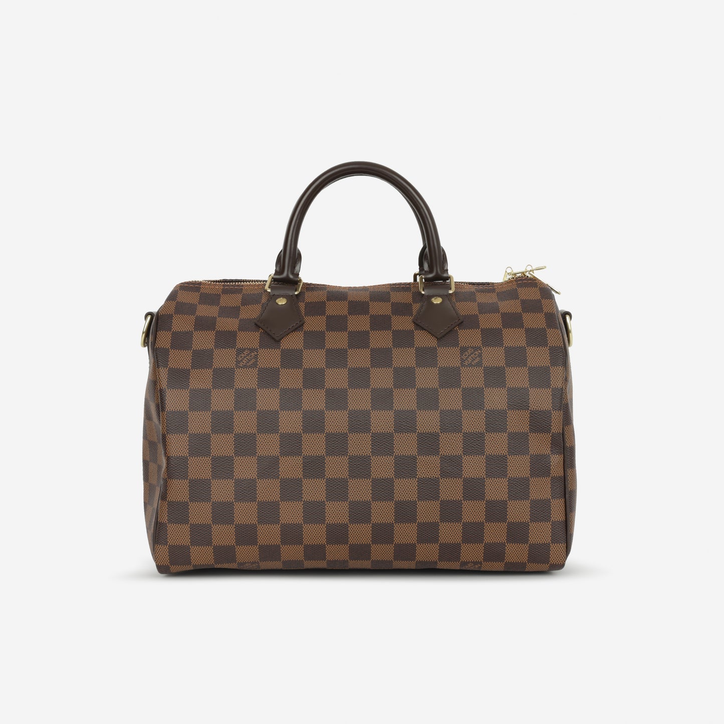 Louis Vuitton Speedy 30 Bandouliere - Damier Ebene | Gold Hardware
