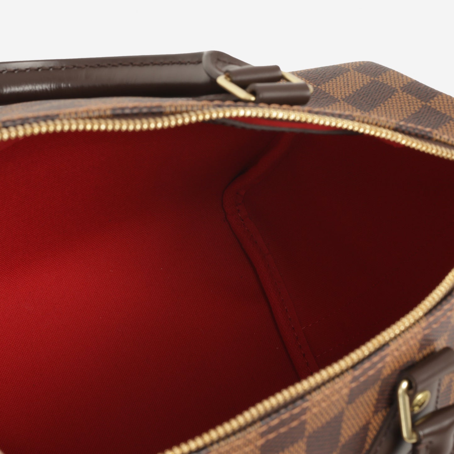 Louis Vuitton Speedy 30 Bandouliere - Damier Ebene | Gold Hardware