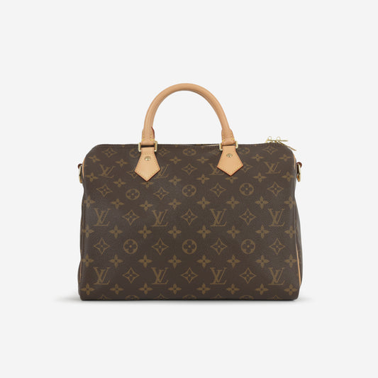 Louis Vuitton Speedy 30 Bandouliere - Monogram | Gold Hardware