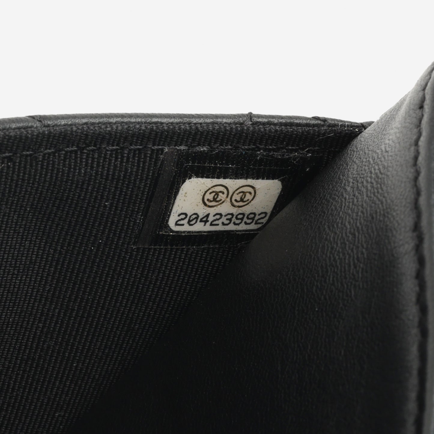 Chanel Classic Wallet on Chain - Black Lambskin | Silver Hardware