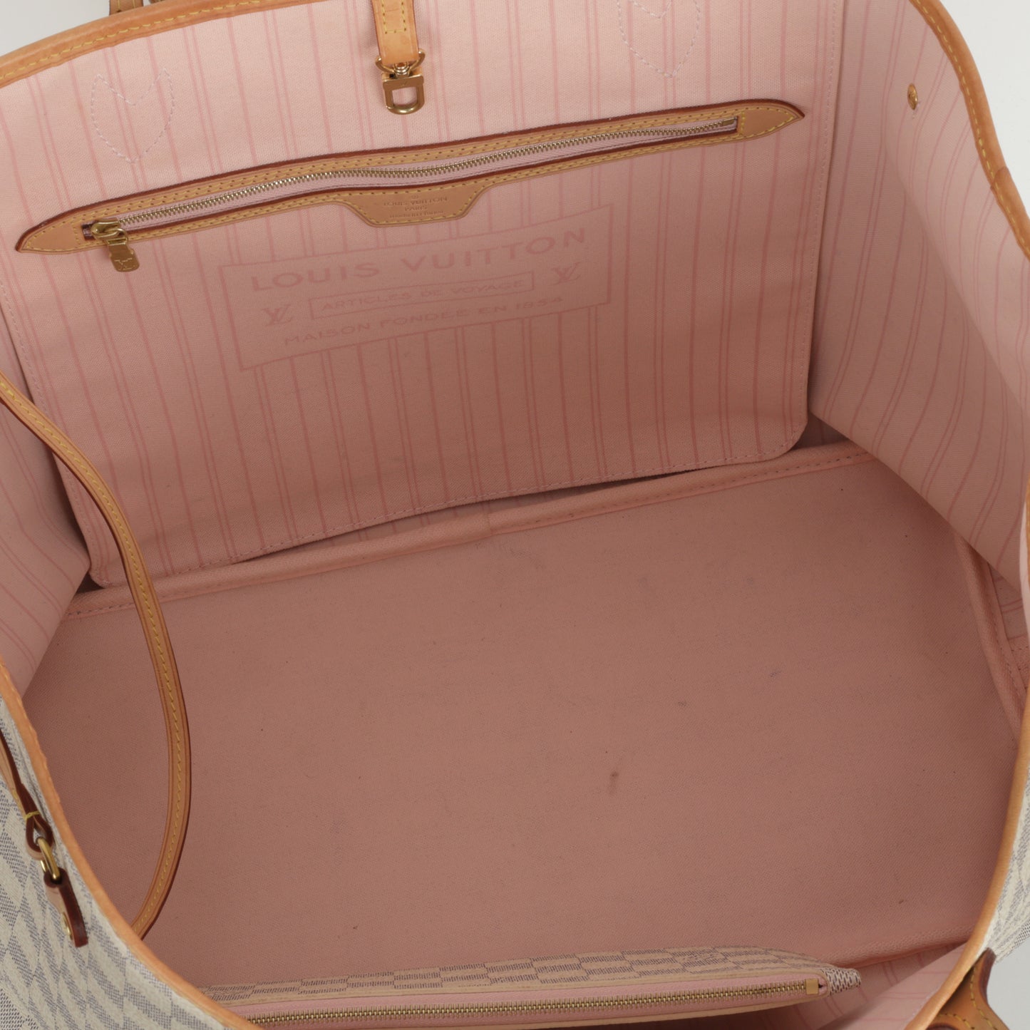 Louis Vuitton Neverfull GM - Damier Azur | Gold Hardware