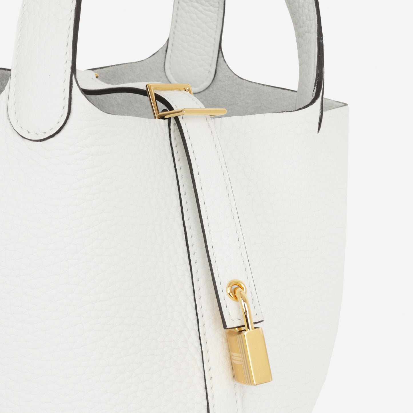 Hermès Picotin 18 - New White Clemence | Gold Hardware