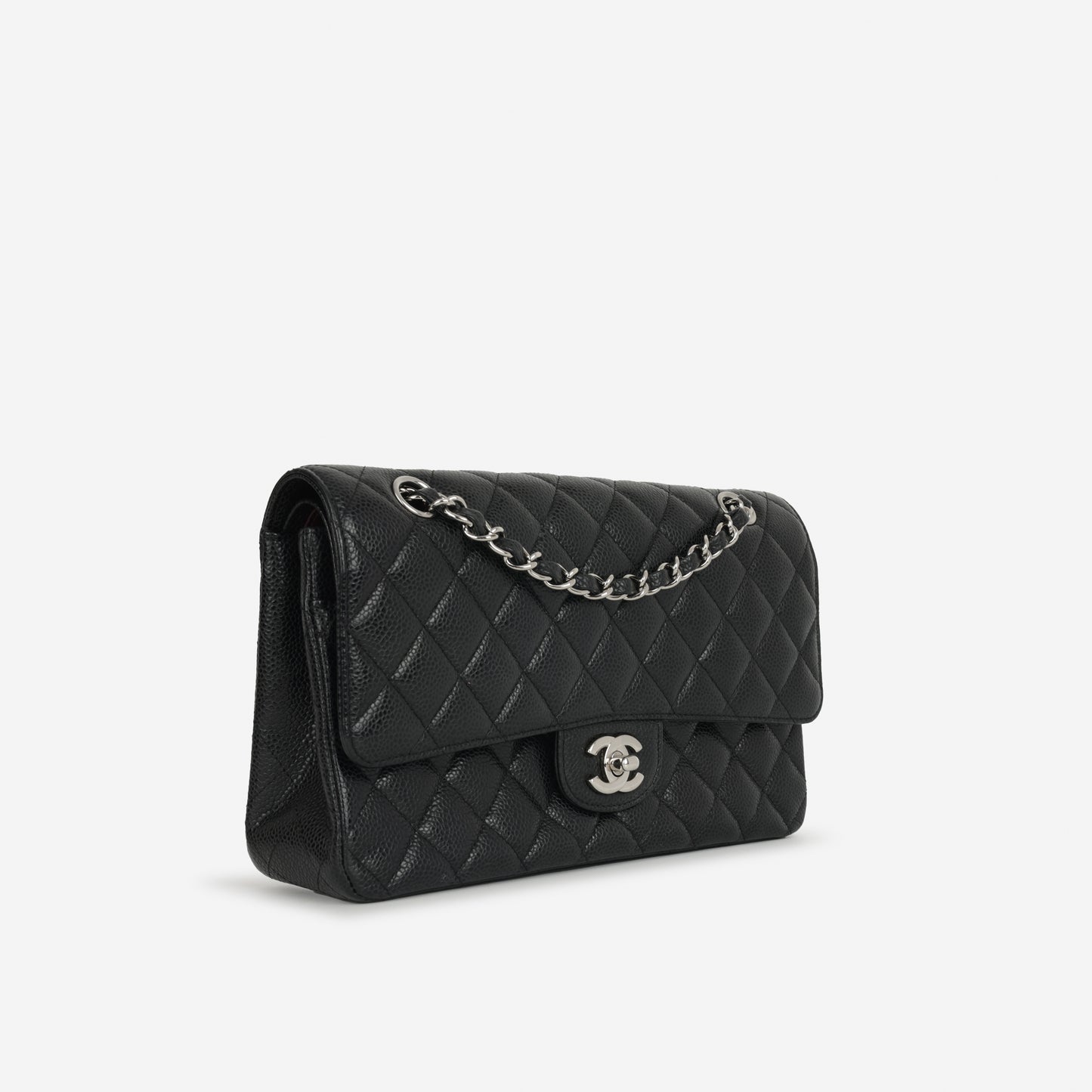 Chanel Medium Classic Flap - Black Caviar | Silver Hardware (2014)