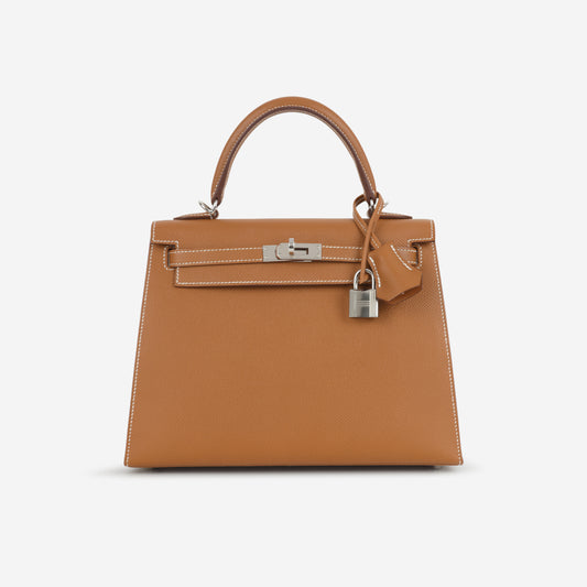 Hermès Kelly 25 - Gold Epsom | Palladium Hardware