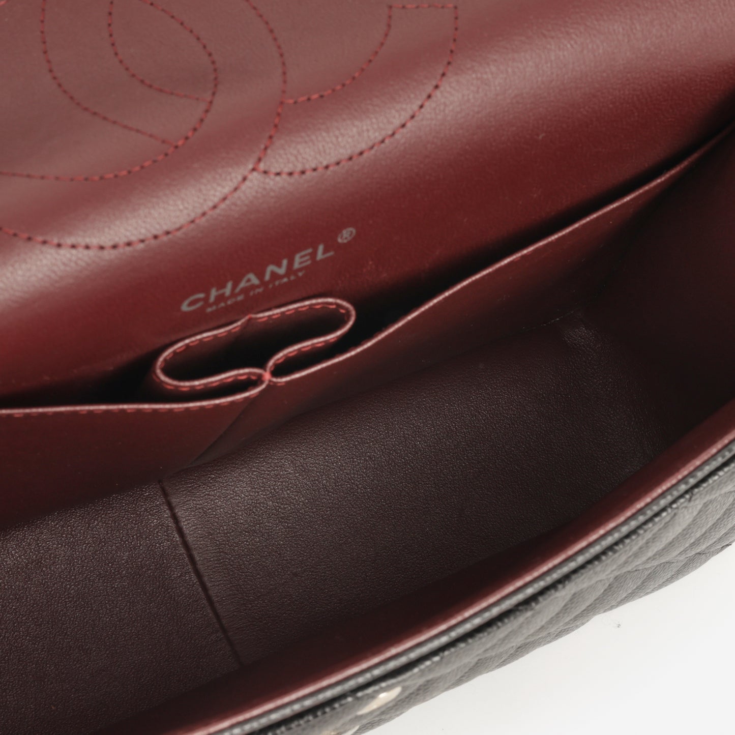 Chanel Classic Flap Bag - Jumbo Black Caviar | Silver Hardware