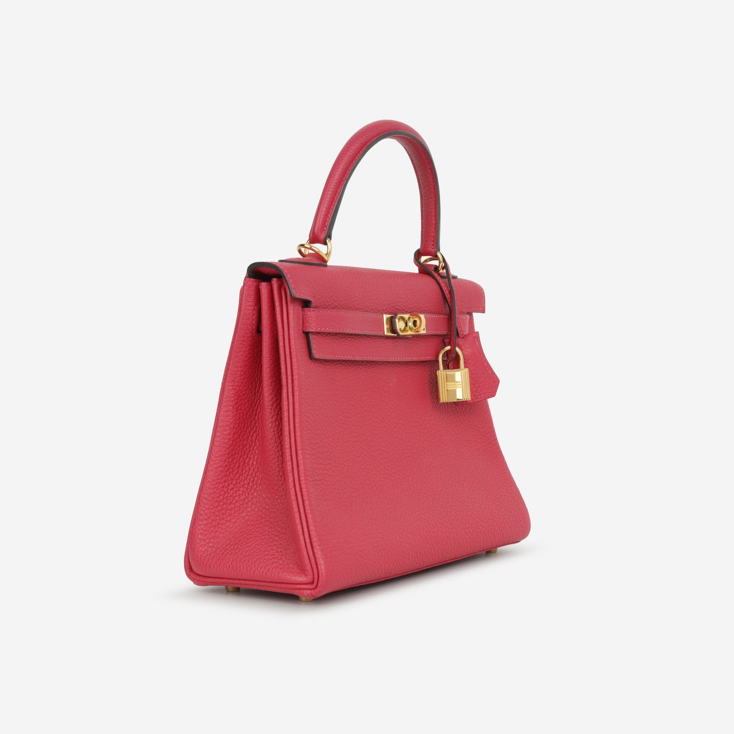 Hermès Kelly 25 - Framboise Togo | Gold Hardware