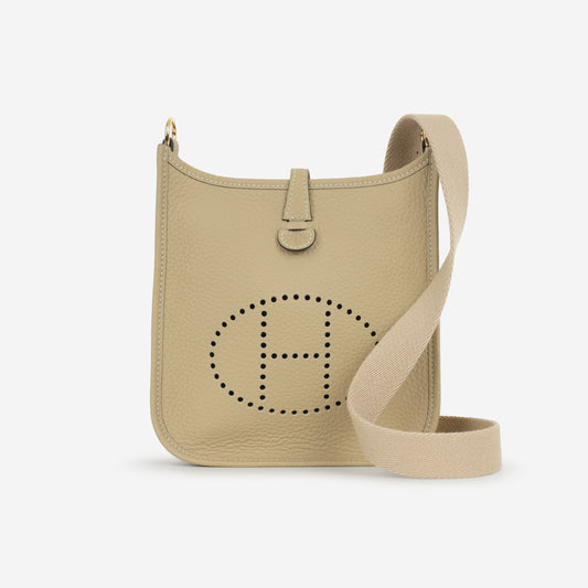 Hermès Mini Evelyne 16 - Trench Clemence | Gold Hardware