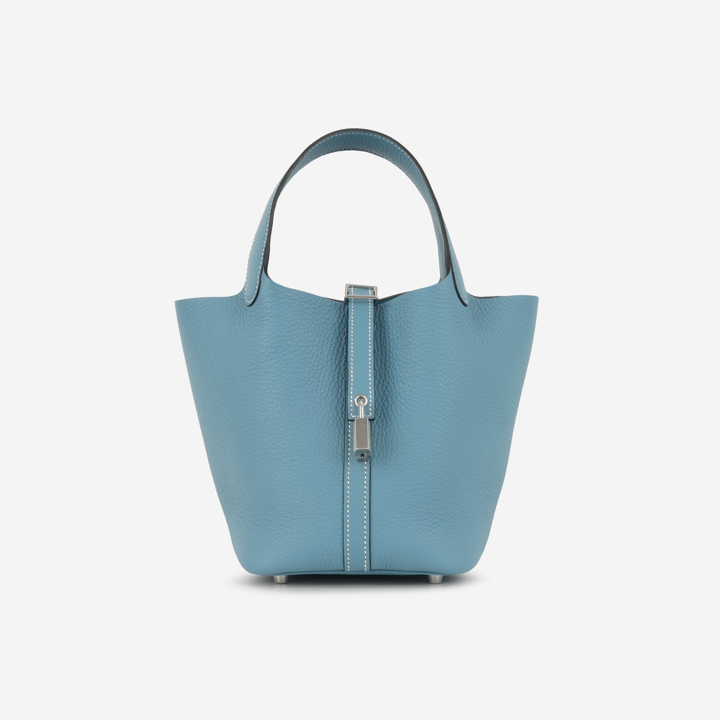 Hermès Picotin 18 - New Blue Jean Clemence | Palladium Hardware